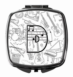 Monogram Letter Compact Mirror - 615872988716