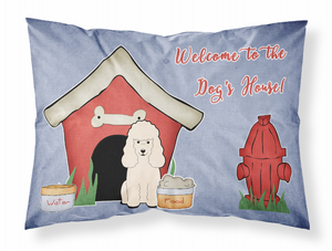 Carolines Treasures, Inc Dog House Collection Fabric Standard Pillowcase, Standard, White