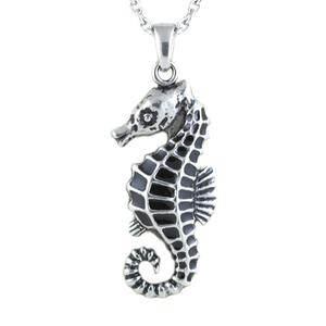 Serene Seahorse Necklace - 734130260354