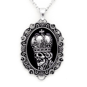 The Religious Leader Skull Cameo Necklace - 734130260552