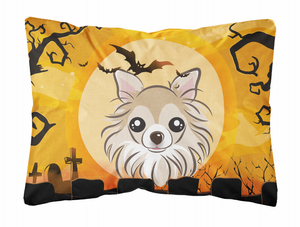 Halloween Dog Art Canvas Fabric Decorative Pillow - 638508129567