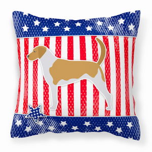 USA Design with Dog Fabric Decorative Pillow - 638508508812
