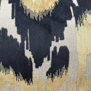 Plutus Velvet Glamour Black, Gold, Cream Handmade Luxury Pillow - 710594789839