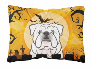 Halloween Dog Art Canvas Fabric Decorative Pillow - 638508129253