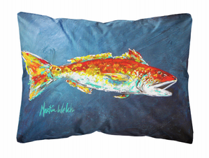 Sealife Painting Print Canvas Fabric Decorative Pillow - 615872795161
