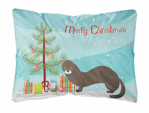 Merry Christmas Animal Art Fabric Decorative Pillow - 652259129638