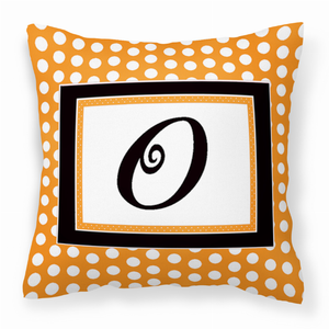 Monogram Letter Fabric Decorative Pillow - 705332249560