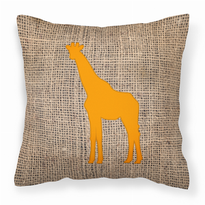 Animals Burlap Fabric Decorative Pillow - 615872543281