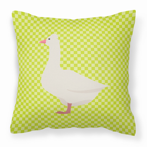 Green Check Themed Fabric Decorative Pillow - 638508933294