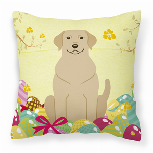 Easter Eggs With Dog Fabric Decorative Pillow - 638508769275