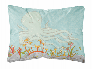 Sealife with Picture Canvas Fabric Decorative Pillow - 652259002962