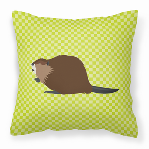 Animal Art Checkboard Design Fabric Decorative Pillow - 638508927828