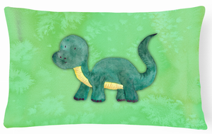 Watercolor Dinosaur Art Canvas Fabric Decorative Pillow - 638508849489