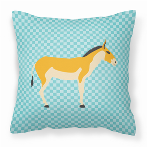 Blue Check Themed Fabric Decorative Pillow - 638508936332