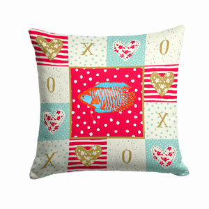 Sealife Art Love Fabric Decorative Pillow - 194030141670