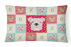 Dog Face Art Love Canvas Fabric Decorative Pillow - 194030275108