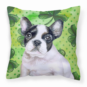 St Patrick's Design with Dog Fabric Decorative Pillow - 652259220120