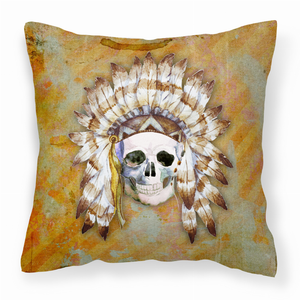Day of the Dead Themed Fabric Decorative Pillow - 638508623676
