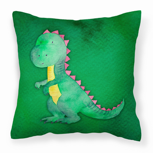 Dino Watercolor Fabric Decorative Pillow - 638508850430