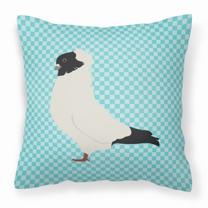 Blue Check Themed Fabric Decorative Pillow - 638508937315