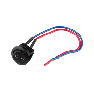 Nippon Mini Rocker Switch With 6" Lead Wire - 784644750971 Nippon Mini Rocker Switch With 6" Lead Wire - 784644750971