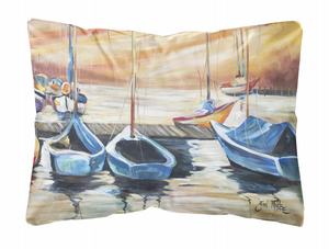 Boat Painting Fabric Decorative Pillow - 615872950737
