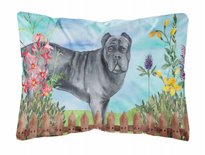 Spring Dog Art Canvas Fabric Decorative Pillow - 652259183029