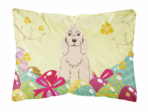 Easter Eggs Dog Art Canvas Fabric Decorative Pillow - 638508783769