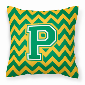 Letter Chevron Fabric Decorative Pillow - 638508320636