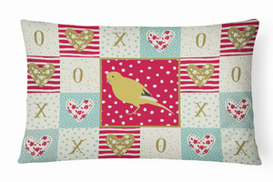 Birds Art Love Fabric Decorative Pillow - 194030277737