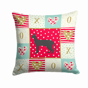 Cat Print Love Fabric Decorative Pillow - 194030151235