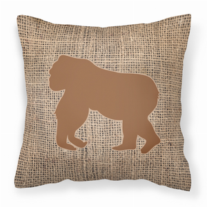 Animals Burlap Fabric Decorative Pillow - 615872541997