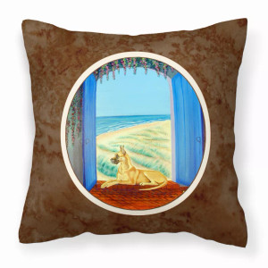 Great Dane Fabric Decorative Pillow - 638508350909