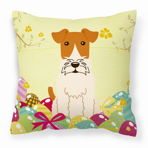 Easter Eggs Design Dog Art Fabric Decorative Pillow - 638508768322