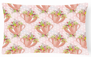 Watercolor Floral Art Canvas Fabric Decorative Pillow - 638508885432