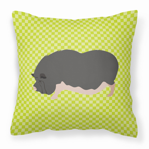 Animal Art Checkboard Design Fabric Decorative Pillow - 638508928504