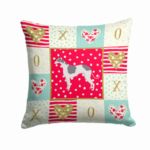 Love Design with Dog Fabric Decorative Pillow - Series 2 - 194030184783