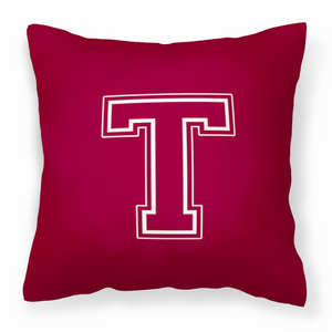 Monogram Letter Fabric Decorative Pillow - 705332249362