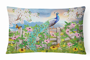 Bird Painting Fabric Decorative Pillow - 194030387382