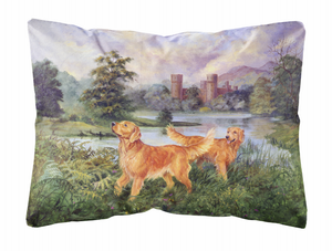 Dog Breed Painting Canvas Fabric Decorative Pillow - 638508162755