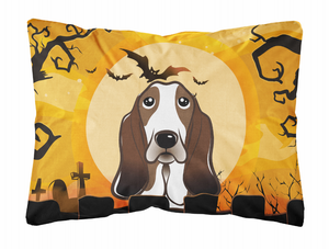 Halloween Dog Art Canvas Fabric Decorative Pillow - 638508129482