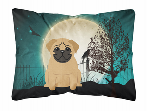 Halloween Dog Art Canvas Fabric Decorative Pillow - 638508465979