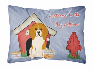 Dog House Collection Canvas Fabric Decorative Pillow - 638508470539