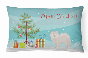 Christmas Tree Dog Art Canvas Fabric Decorative Pillow Style 2 - 194030035085