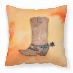 Watercolor Western Art Canvas Fabric Decorative Pillow - 638508839497