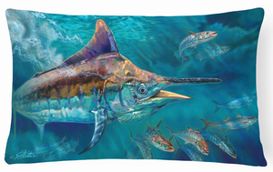 Sealife Painting Print Canvas Fabric Decorative Pillow - 194030009741