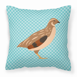 Blue Check Themed Fabric Decorative Pillow - 638508937346