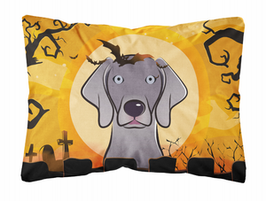 Halloween Dog Art Canvas Fabric Decorative Pillow - 638508129369