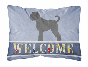 Welcome Dog Art Canvas Fabric Decorative Pillow Style 2 - 638508980953