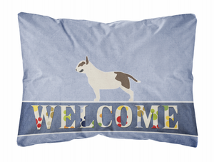 Welcome Dog Art Canvas Fabric Decorative Pillow - 638508702746